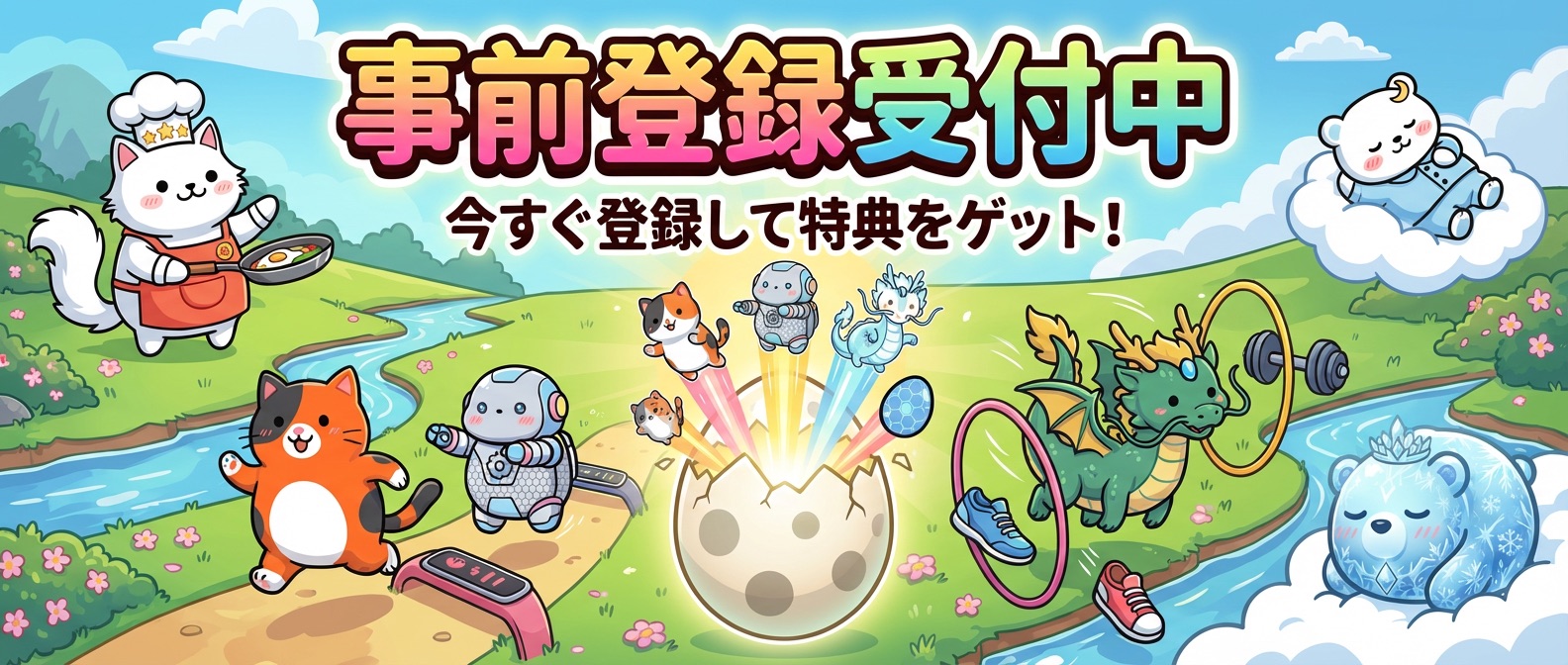 事前登録受付中